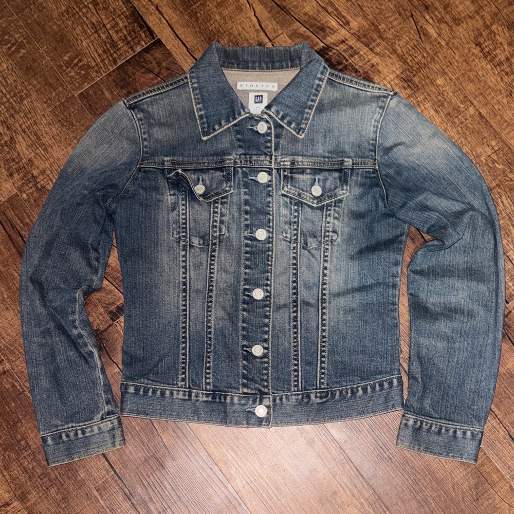 GAP Denim Jacket with Button Front